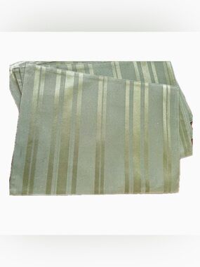 Elegant Sage Green Striped tone on tone Placemats